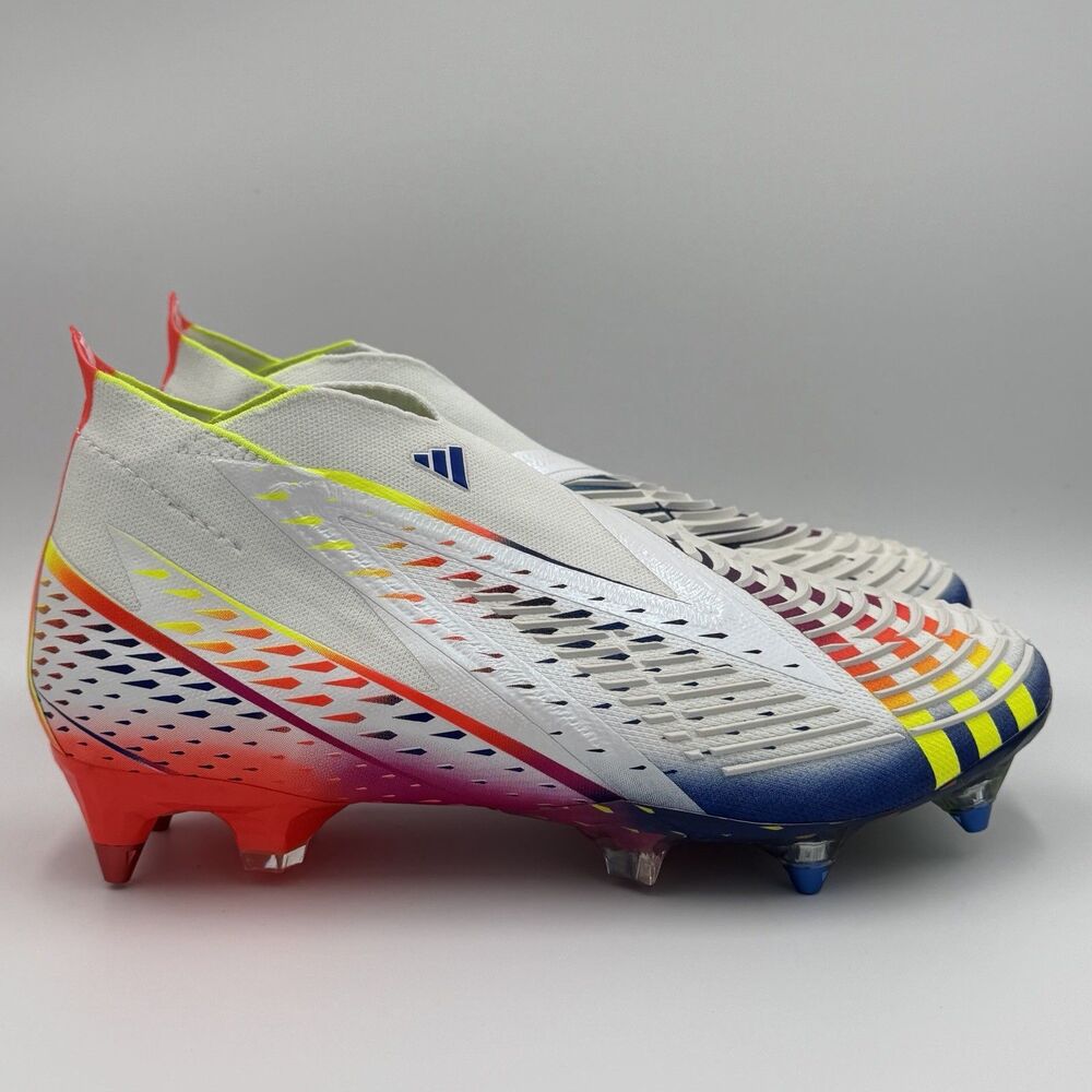 Adidas Men’s Size 9 Predator Edge+ Soft Ground Soccer Cleats GW1035 Rare